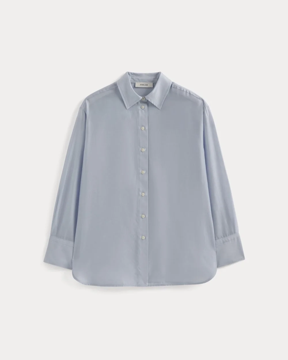 Oversized Shirt in Cotton-Silk Organza | Kentucky Blue (3)