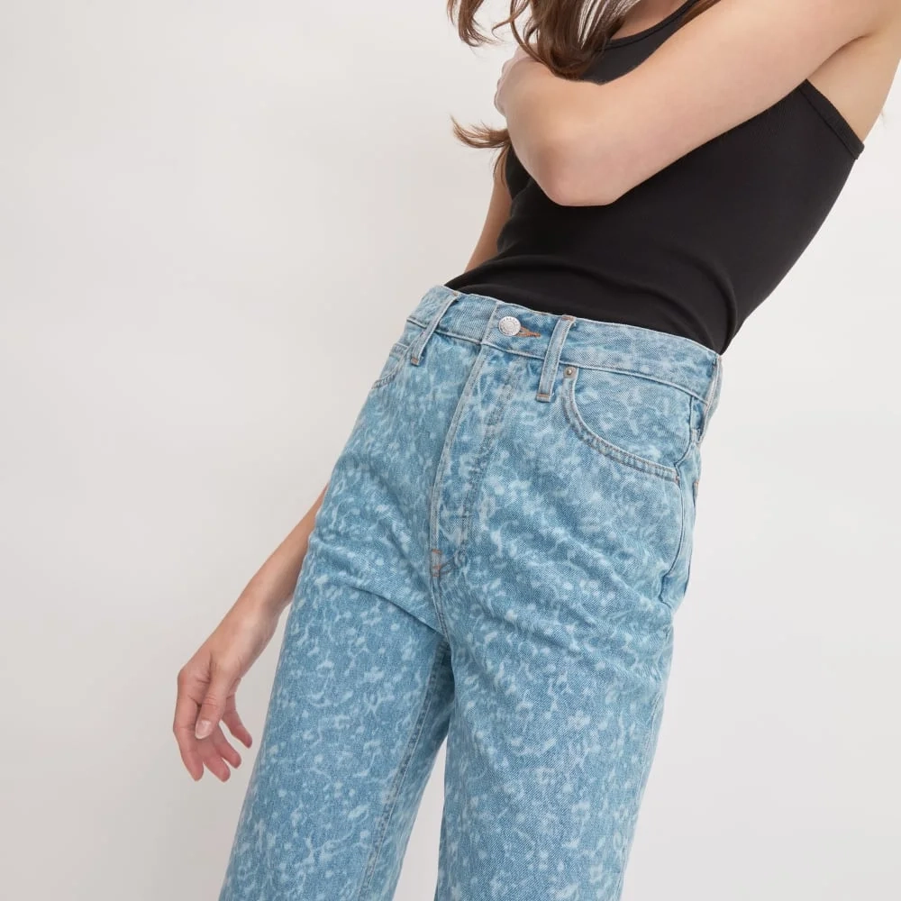The Rigid Way-High® Jean  | Light Painterly Strokes | 27.5" Inseam (3)