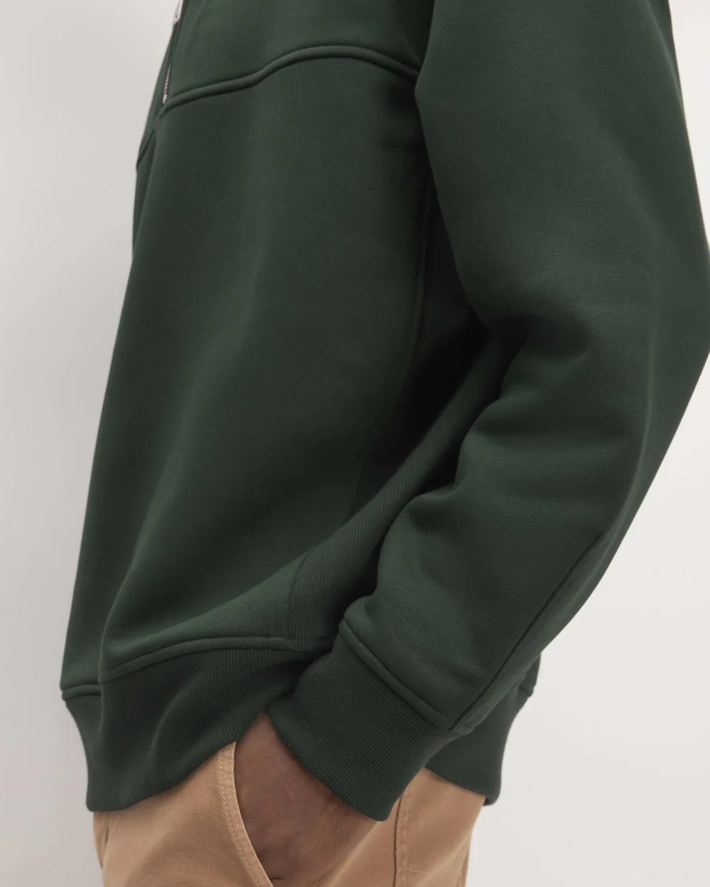 The ReTrack Fleece Half-Zip | Scarab (4)