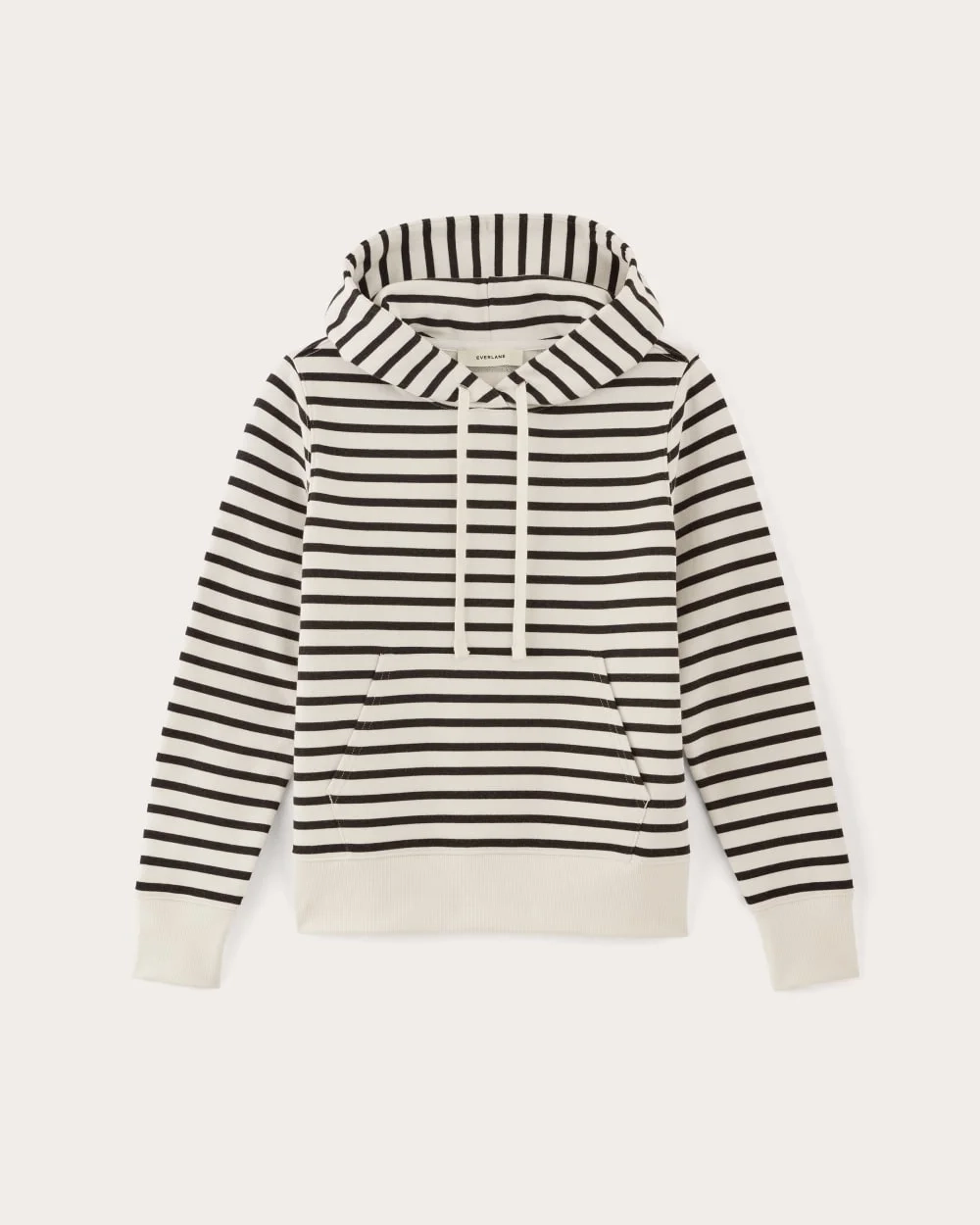 The Off-Duty Terry Hoodie | Bone / Black (4)