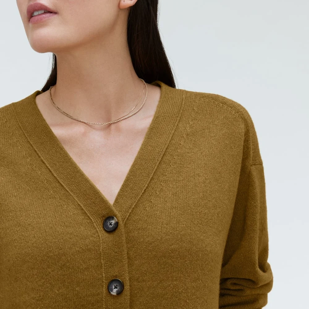 The Cashmere Cardigan | Tapenade (3)