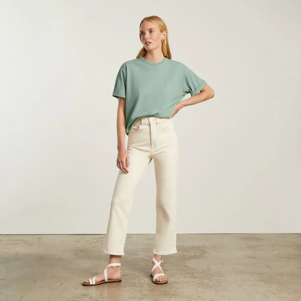 The Everyone Premium Weight Tee | White Sage (5)