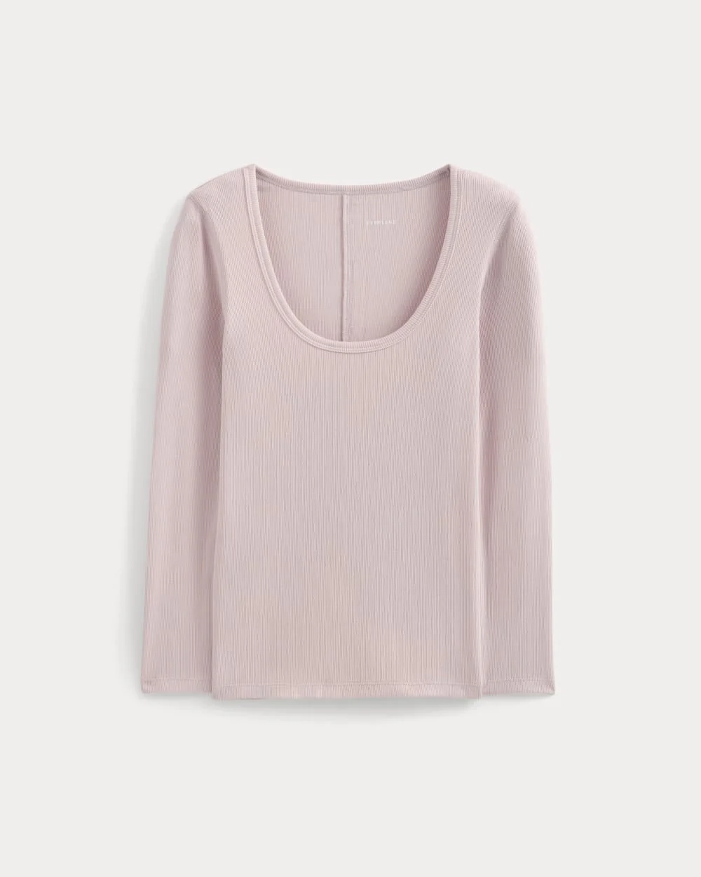 Luxe Rib Deep U-Neck Top | Burnished Lilac (5)