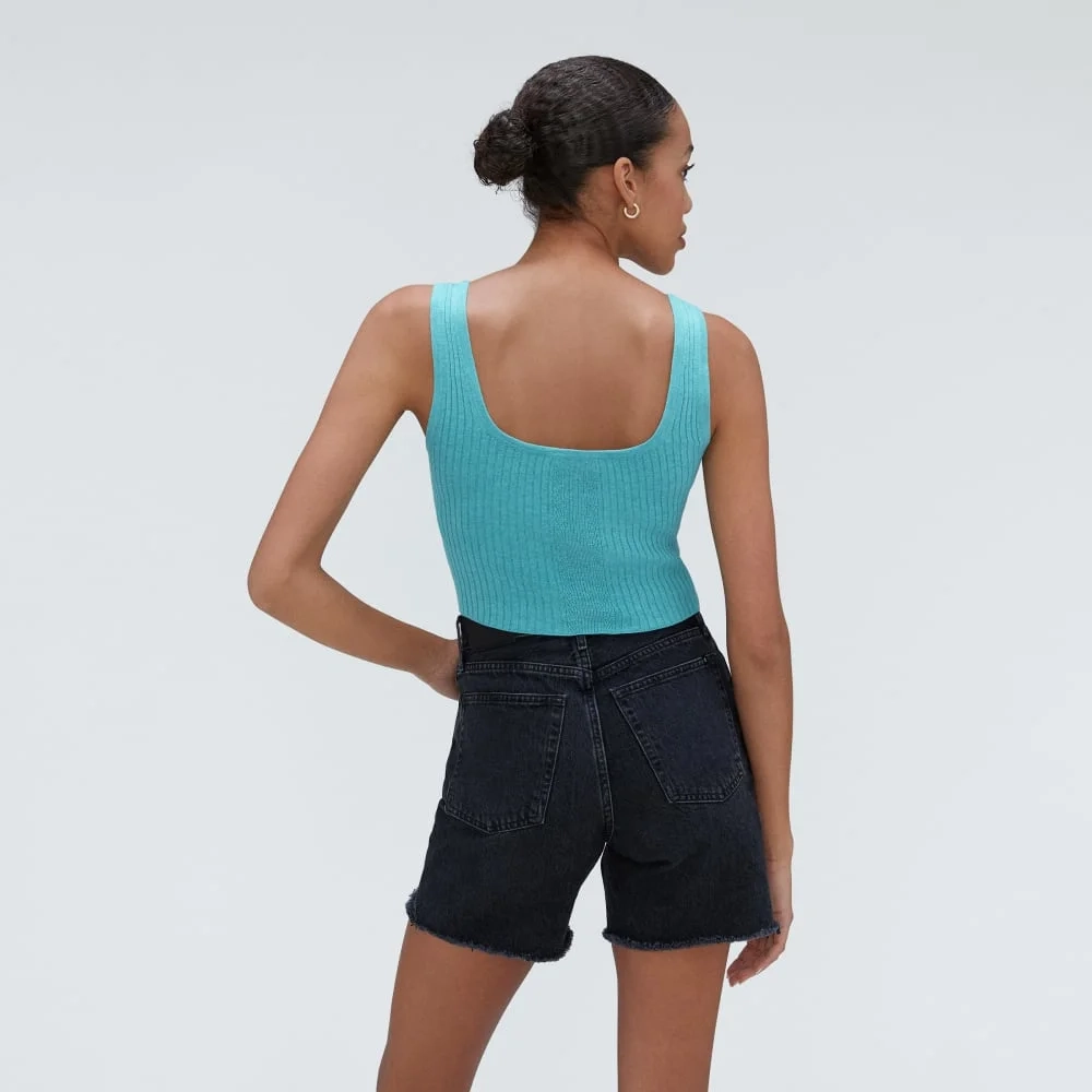 The Cotton-Merino Cami | Deep Turquoise (5)