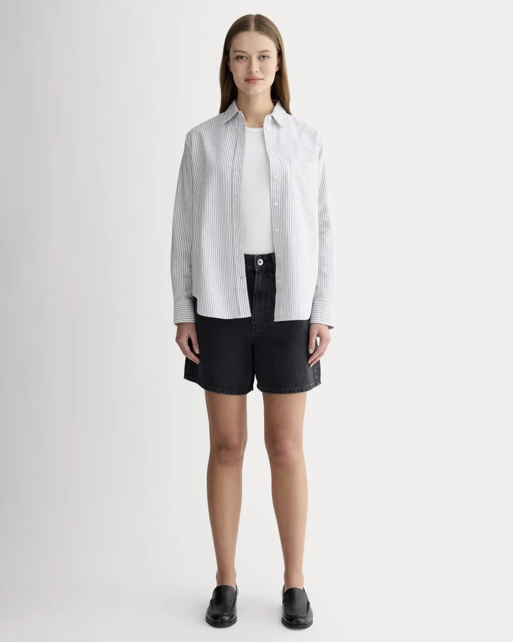 The Must-Have Oxford Shirt | Black / White (2)
