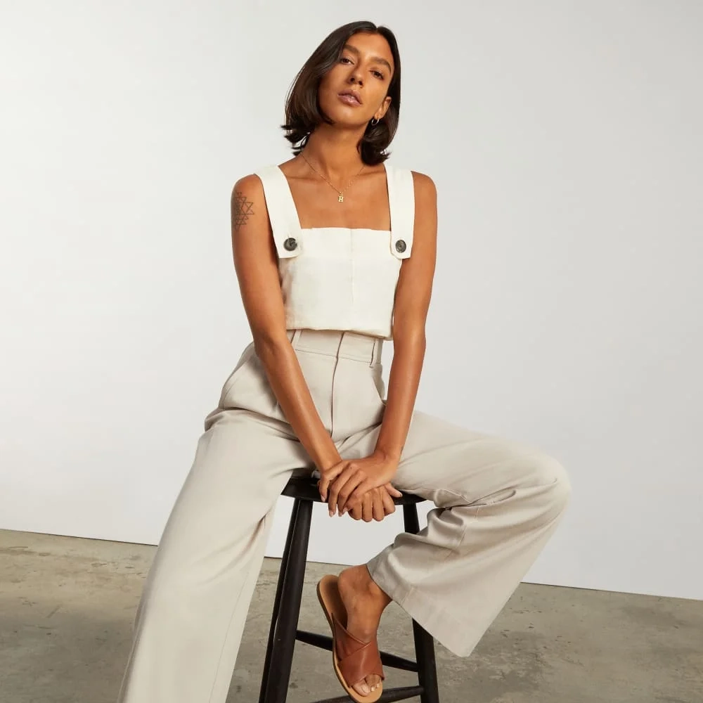 The Apron Linen Tank | Canvas (4)