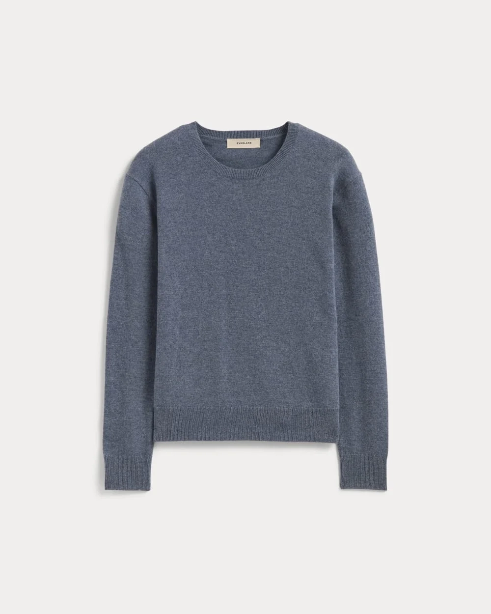 The Classic Crew in Cashmere | Denim Blue (3)