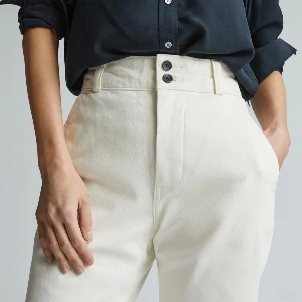 The Organic Straight-Leg Pant | Bone (4)
