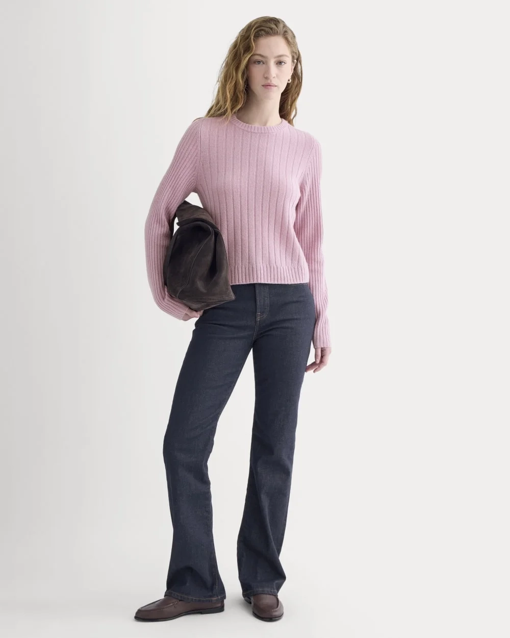 Mix Ribbed Crew in Cashmere | Lilac Crush (4)