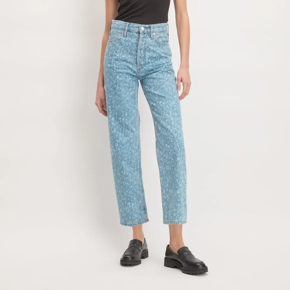 The Rigid Way-High® Jean  | Light Painterly Strokes | 27.5" Inseam (4)