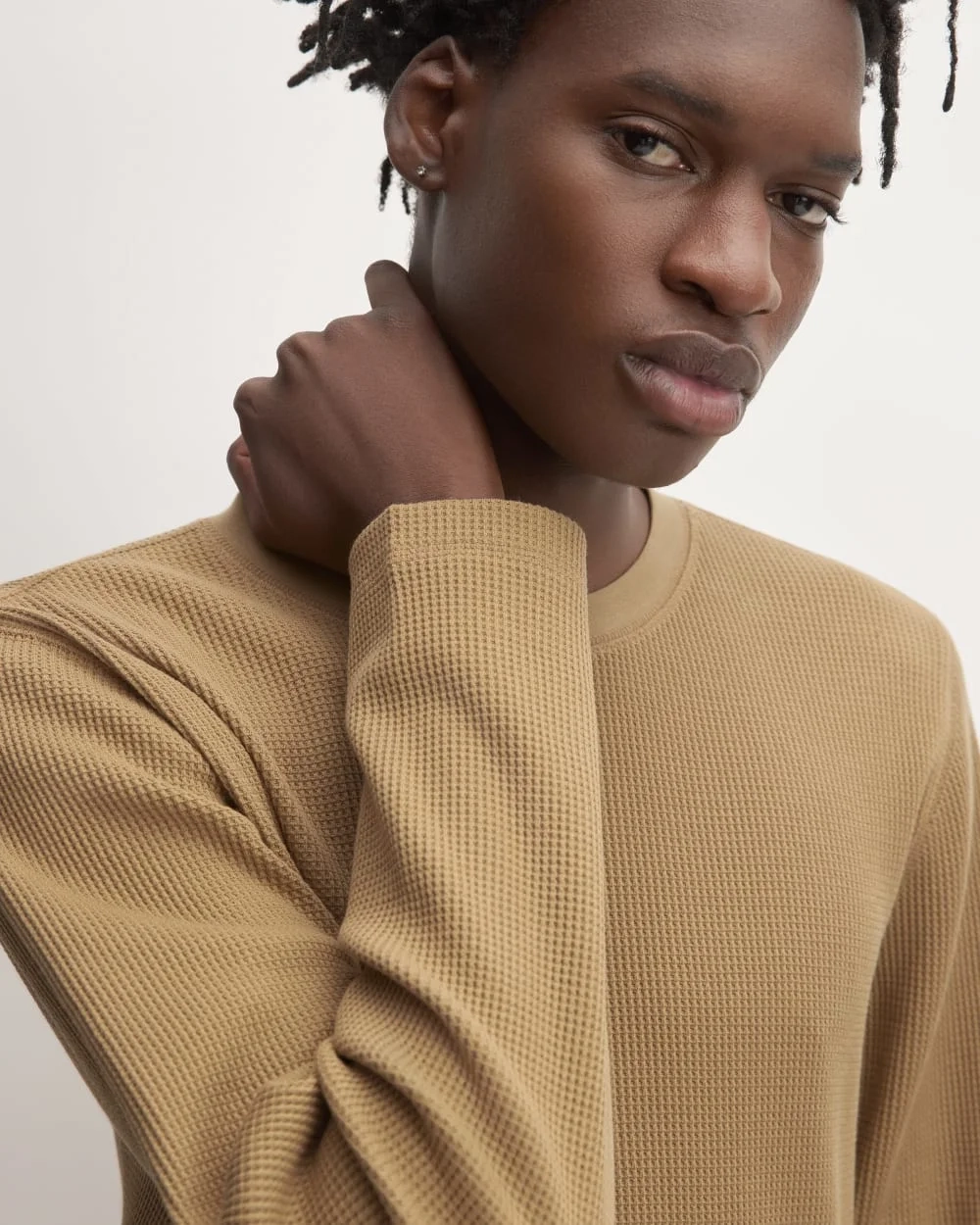 The Waffle Long-Sleeve Crew | Toasted Coconut (2)