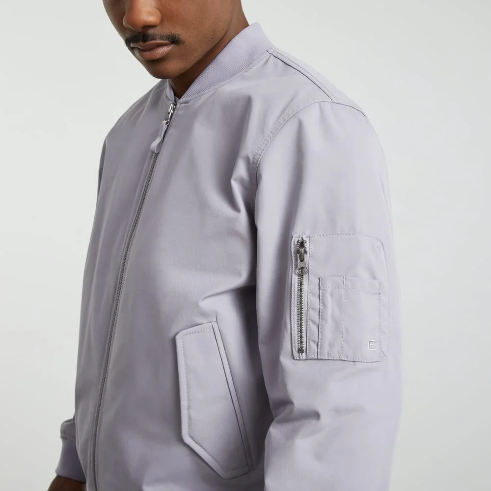 The Bomber Jacket | Uniform | Lilac Grey (2)