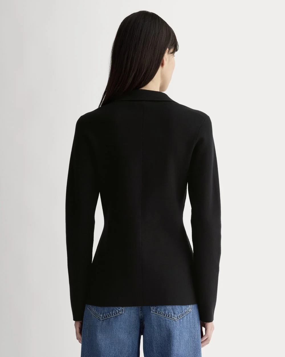 The Knit Blazer | Black (3)