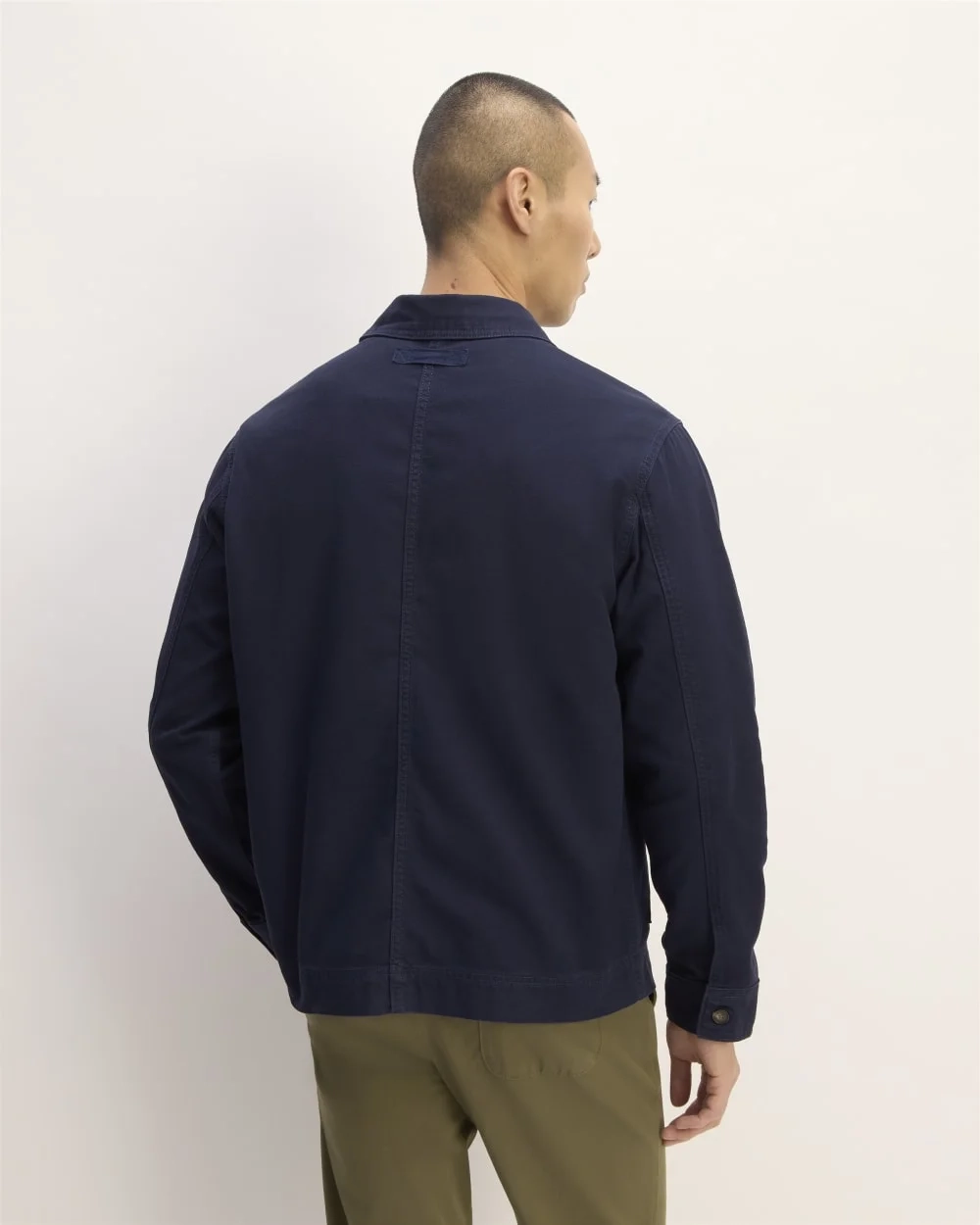 The Organic Cotton Chore Jacket | Navy (3)