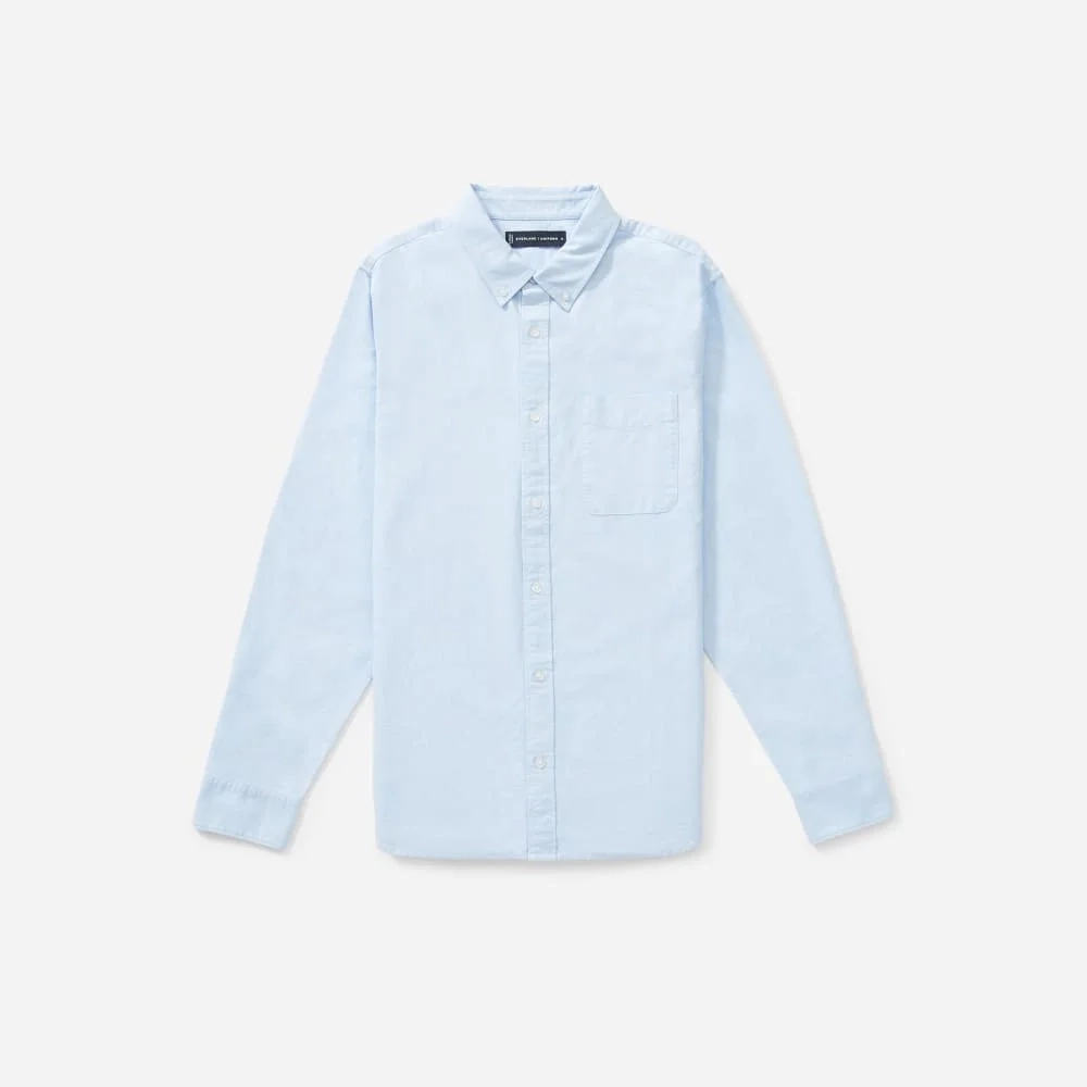 The Standard Fit Japanese Oxford Shirt | Uniform | Light Blue | Tall