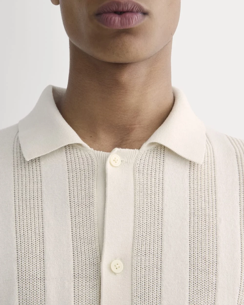 The No-Sweat Ribbed Polo | Birch (5)