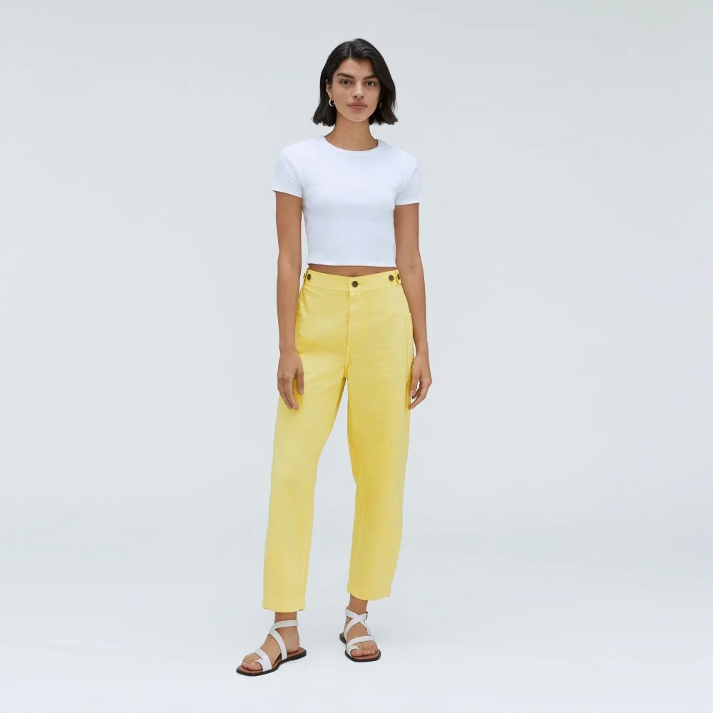 The Fatigue Barrel Pant | Lemon (3)