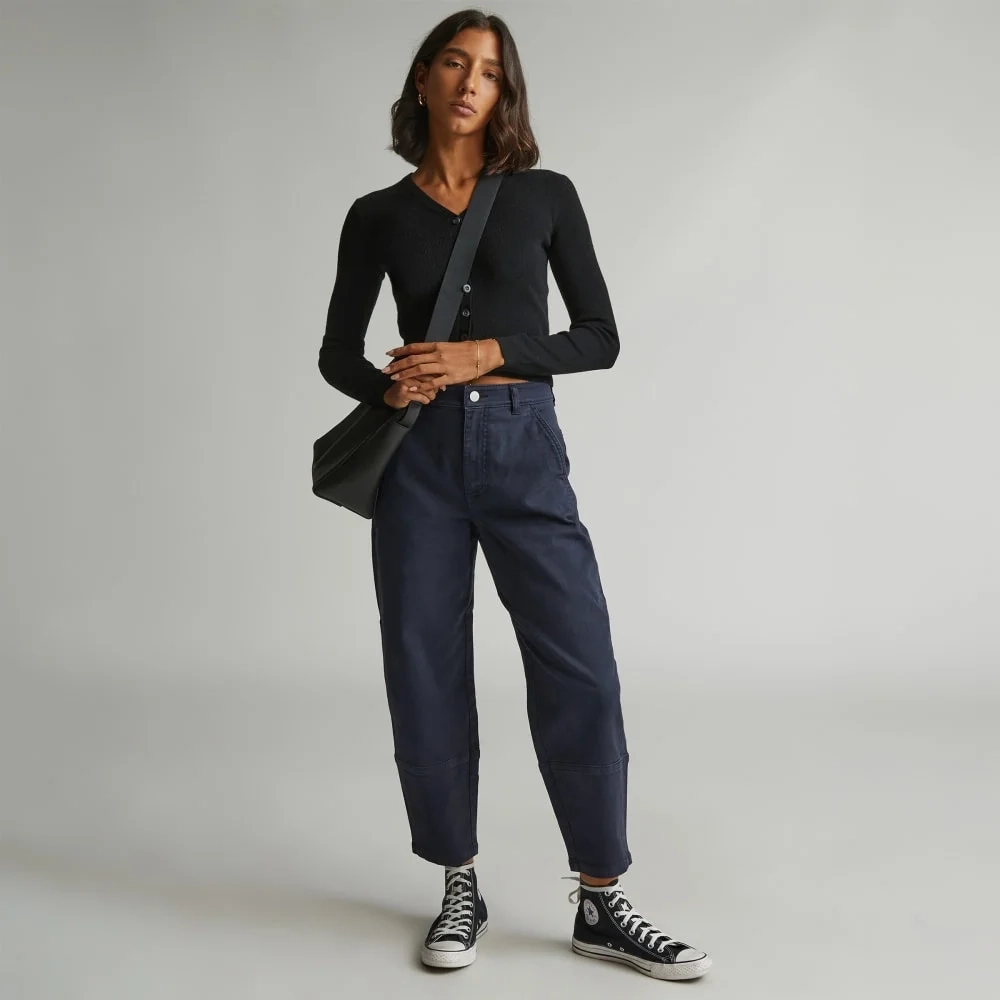 The Utility Barrel Pant |  Navy  | Regular