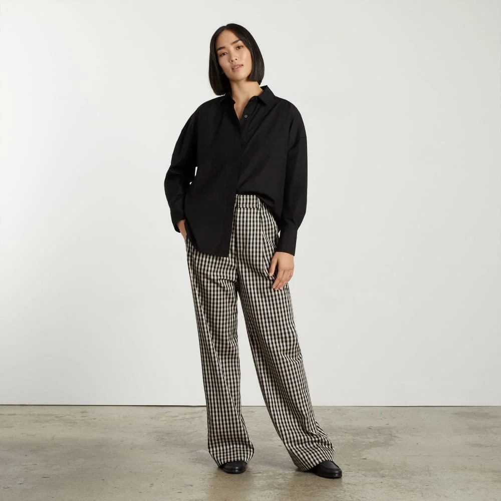 The Oversized Poplin Shirt | Black (4)