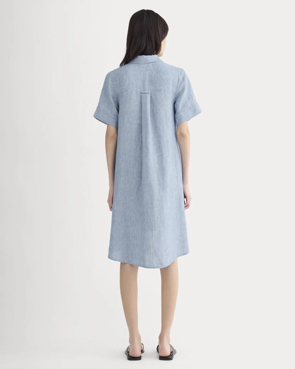 The Daytripper Dress in Linen | Chambray (3)