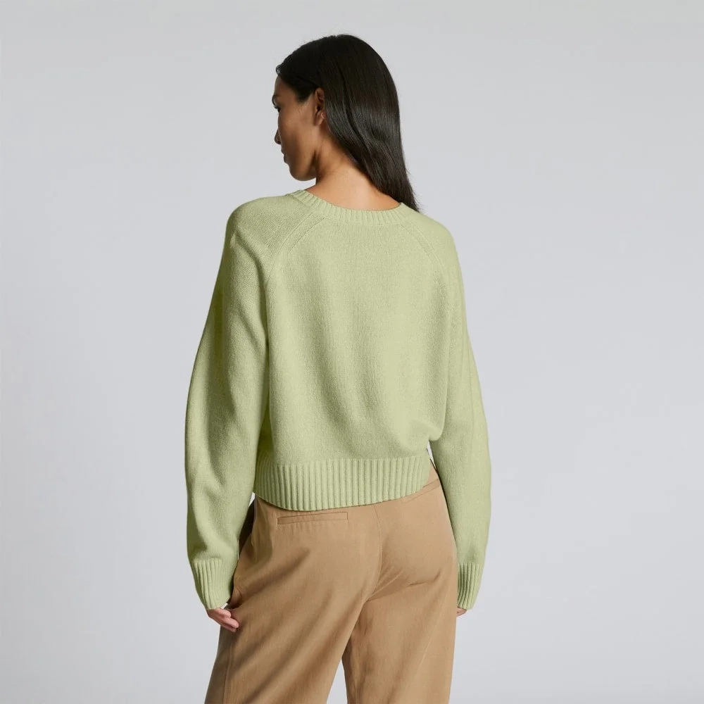 The Cashmere Boxy Crew | Seafoam Green (2)