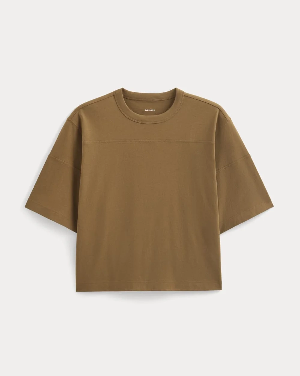 Oversized Varsity Tee in Essential Cotton | Toffee (4)