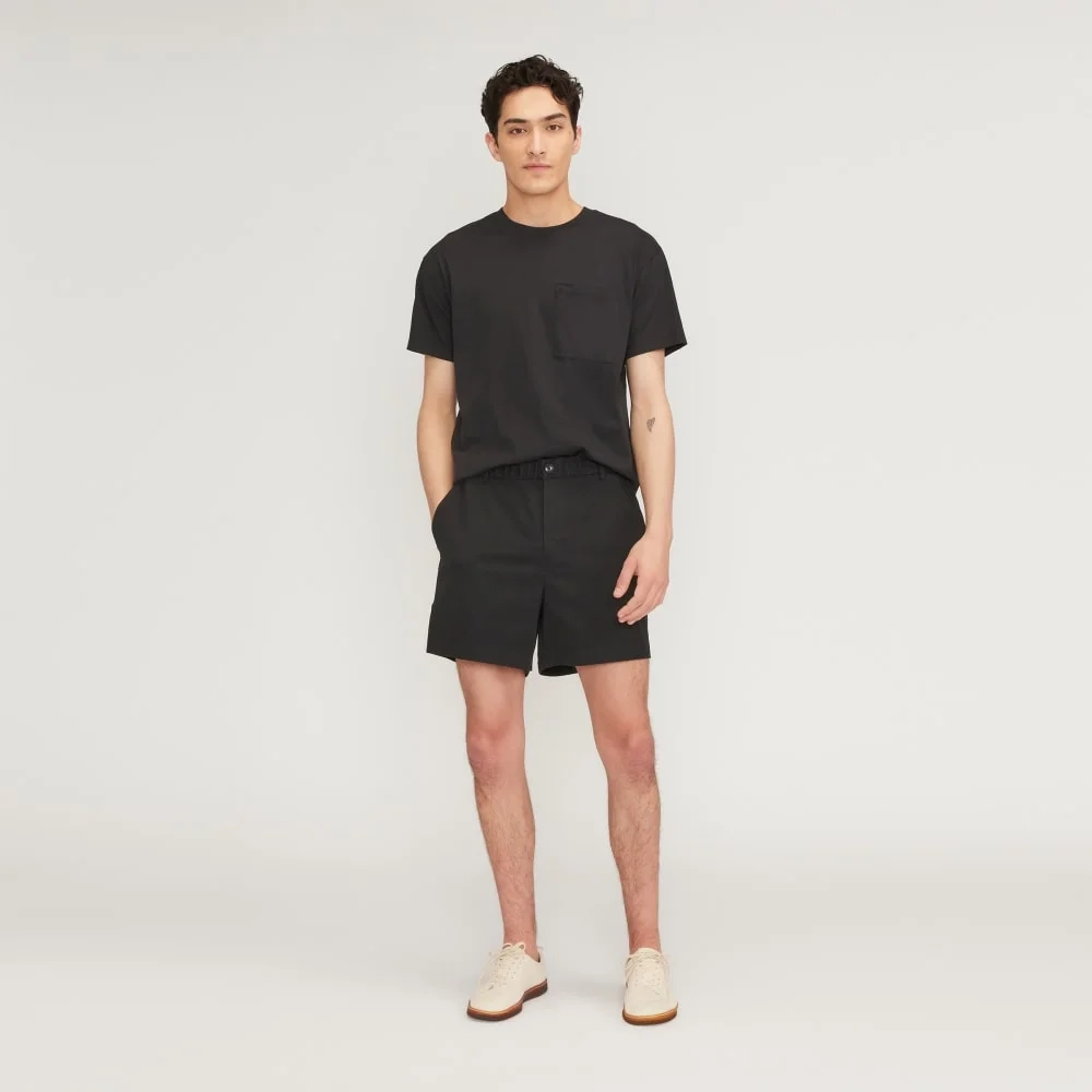 The Pull-On Performance Chino 5" Short | Black (3)