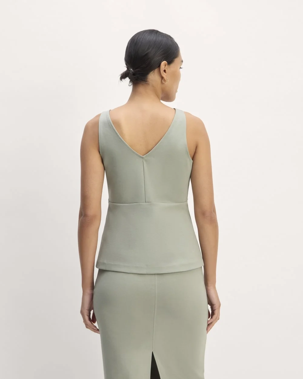 The Dream V-Neck Top | Sage Green (5)