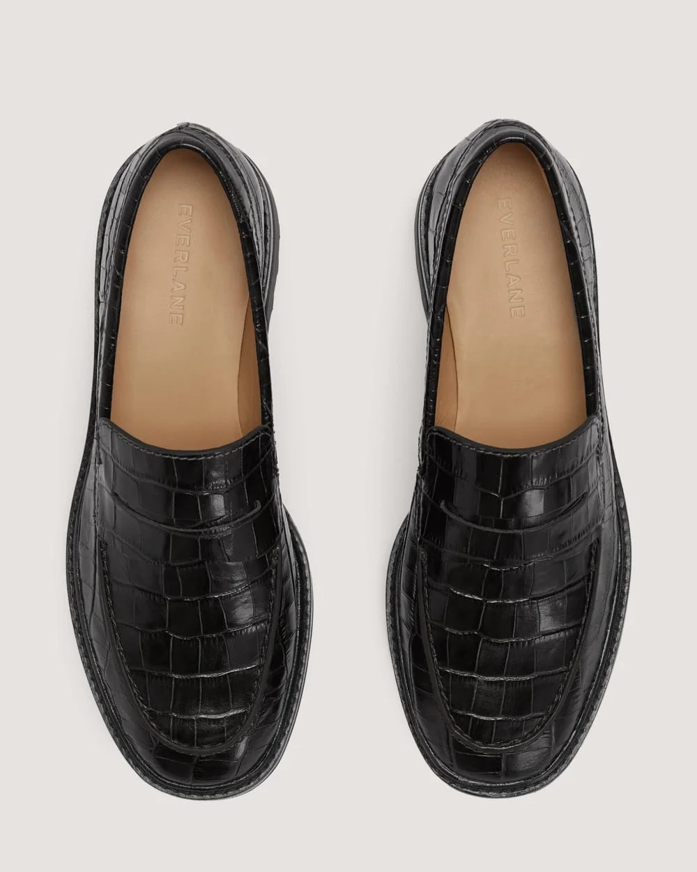 The Lug Loafer | Black Crocodile (3)