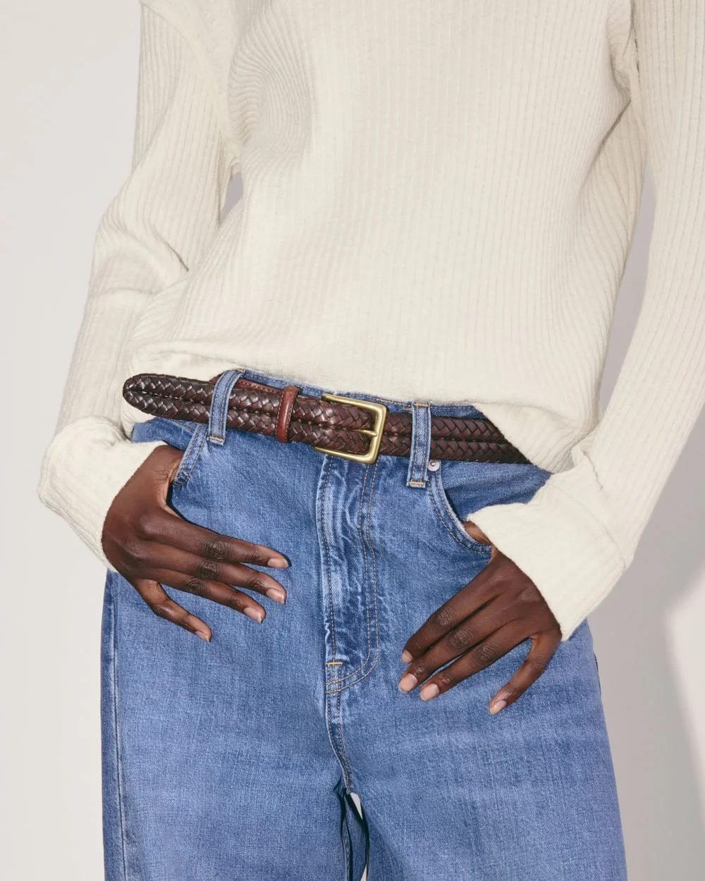 The Cozy Rib Funnel-Neck | Bone (4)
