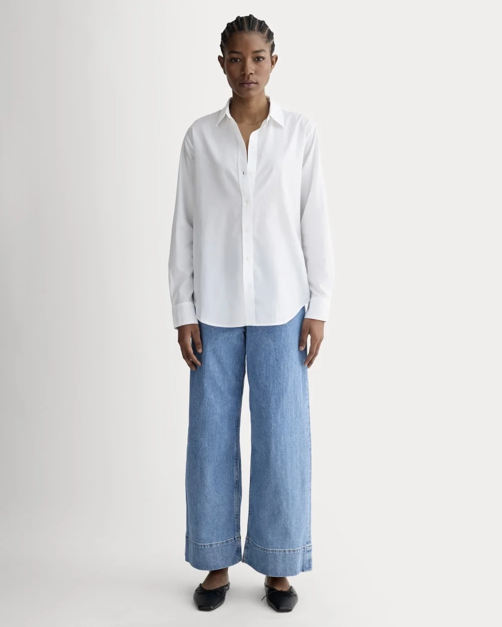 The Must-Have Shirt in Silky Cotton | White (3)