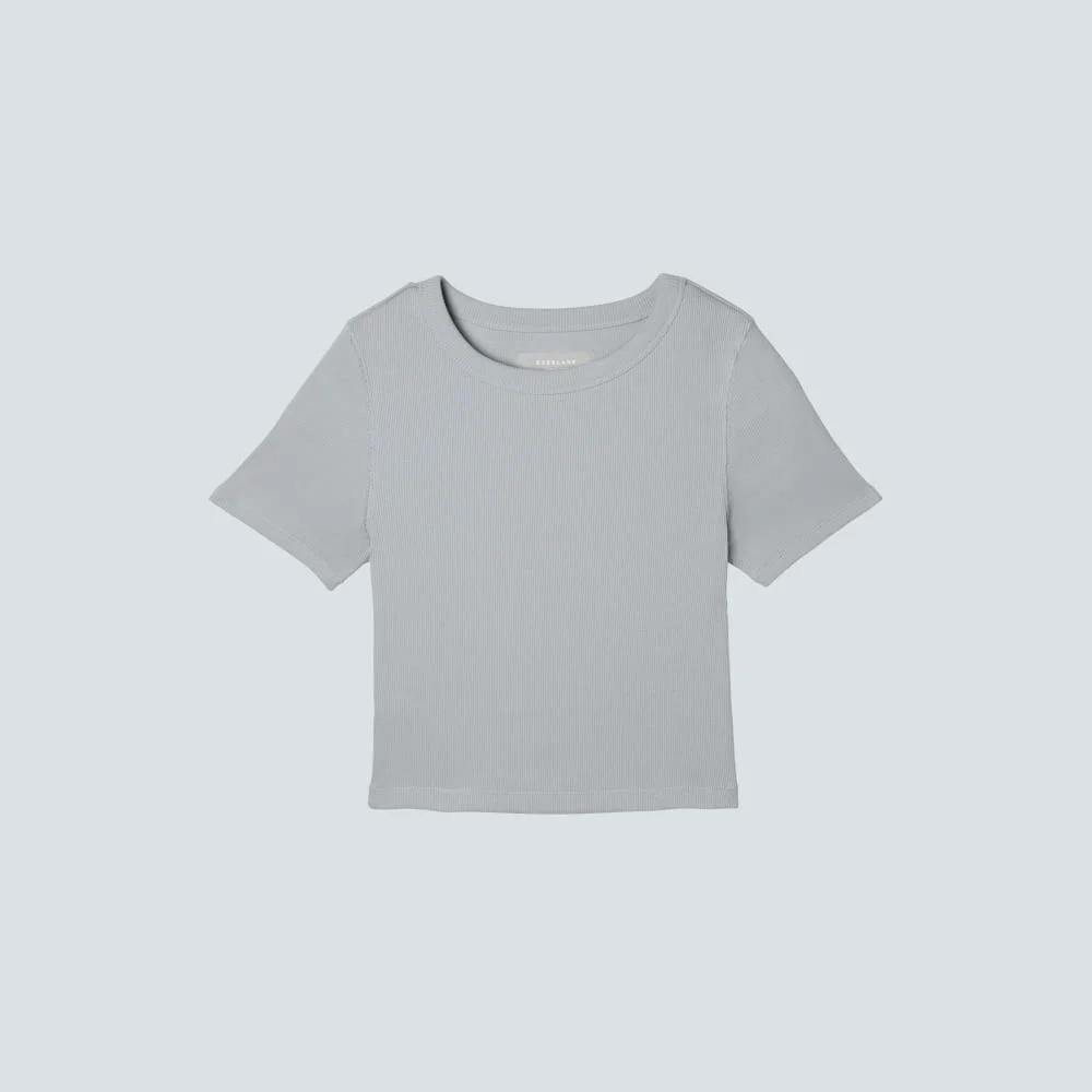 The ’90s Rib Tee | Sky