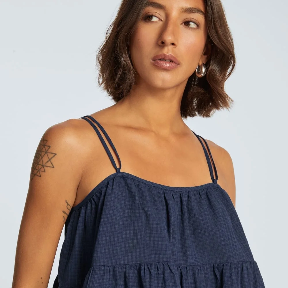 The Billow Cami |  Navy (3)