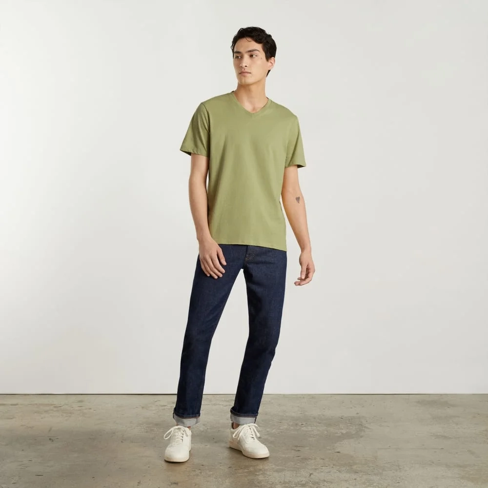 The Organic Cotton V-Neck Tee | Desert Palm (3)