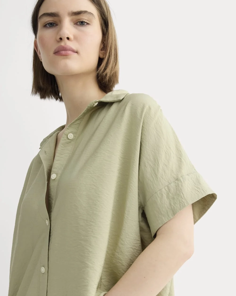 The Square Shirt in SoftLuxe | Eucalyptus (4)