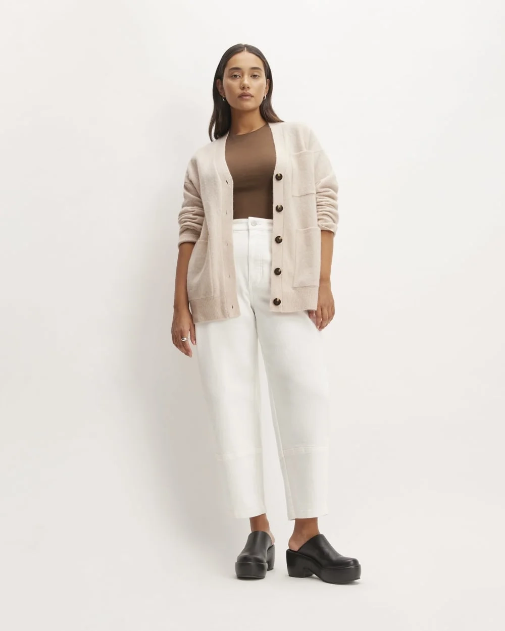 The Cozy-Stretch Relaxed Cardigan | Whisper Pink (2)