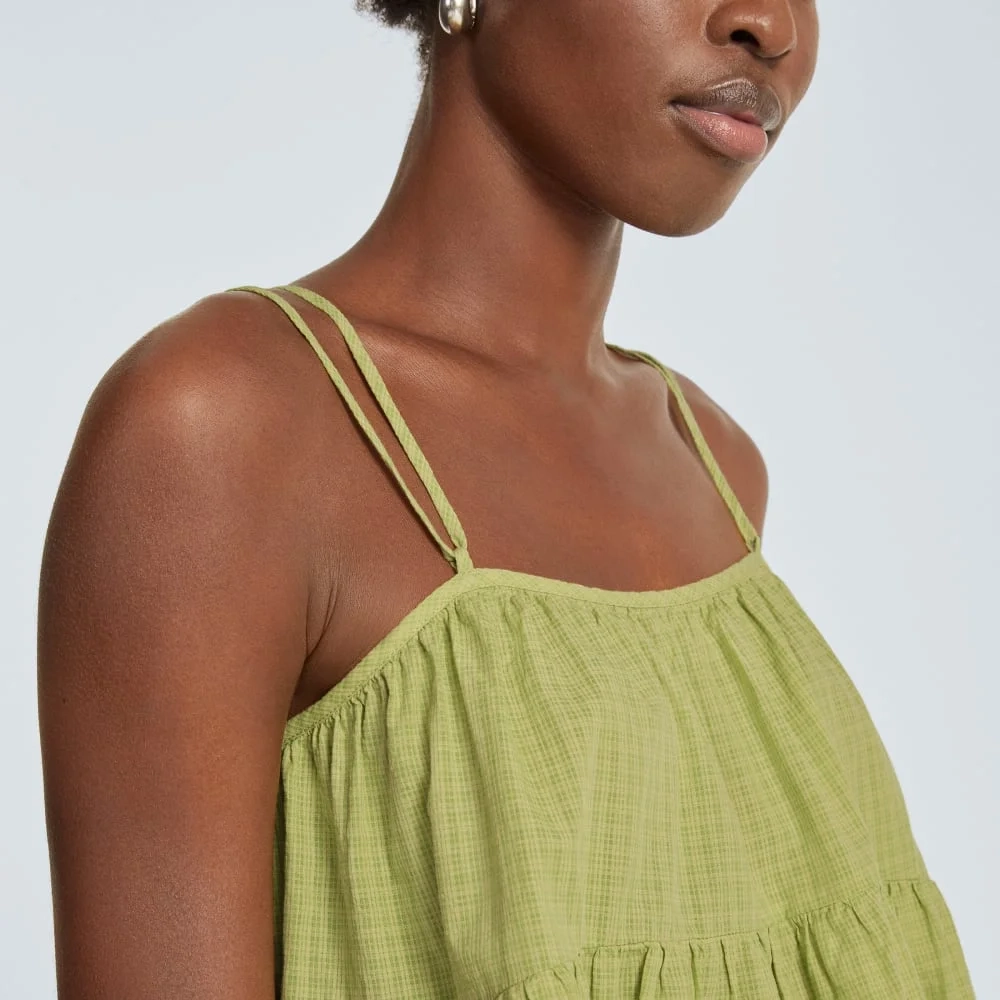 The Billow Cami | Pickled Pepper Plaid (3)