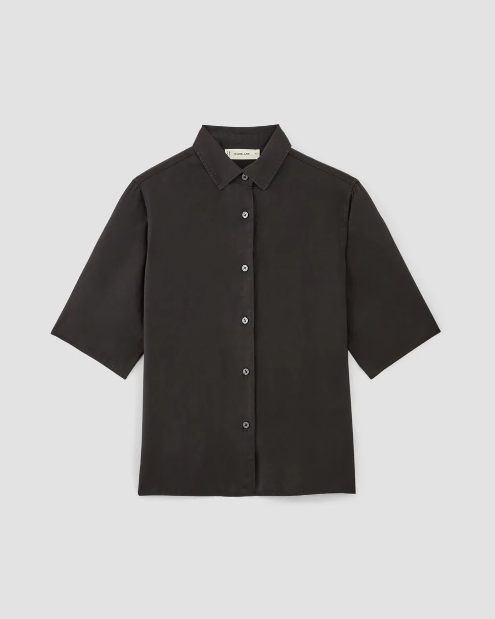 The Short-Sleeve Shirt in Butterlite | Black (4)