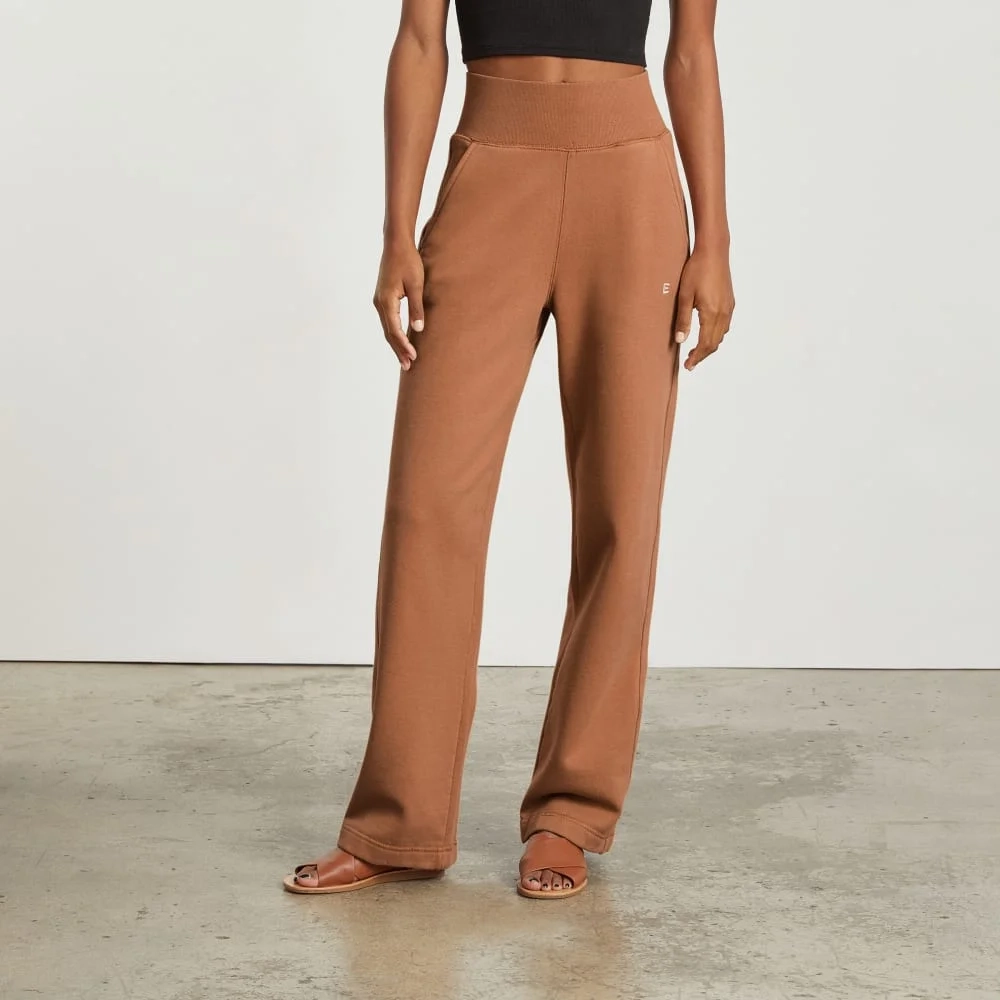 The Track High-Waist Pant | Tawny Brown (3)