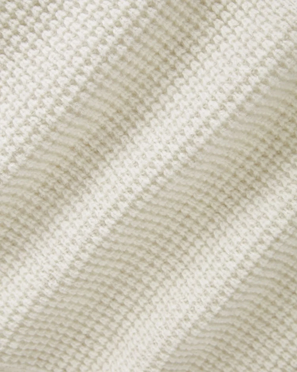 The Felted Merino Waffle-Knit Scarf | Heathered Oat (3)