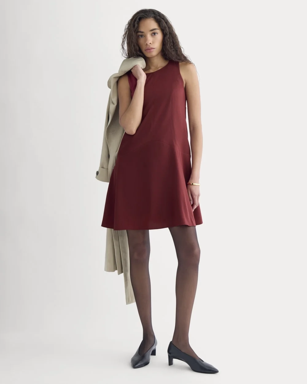 Drop Waist Mini Dress | Pomegranate (3)