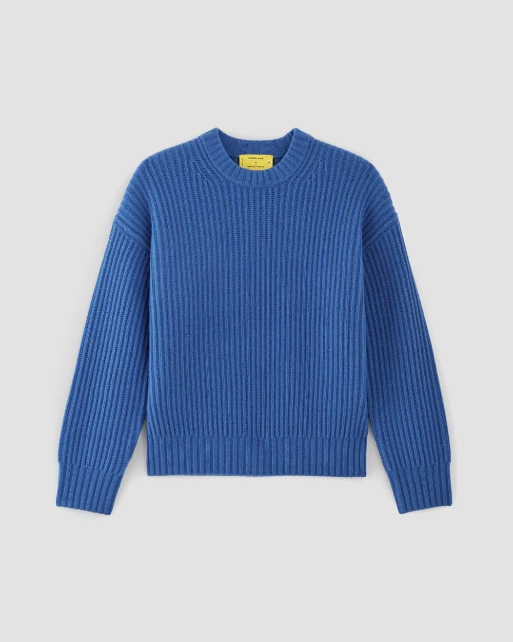 The Everlane x Marques' Almeida Oversized Cashmere Crew | Lapis Blue (6)
