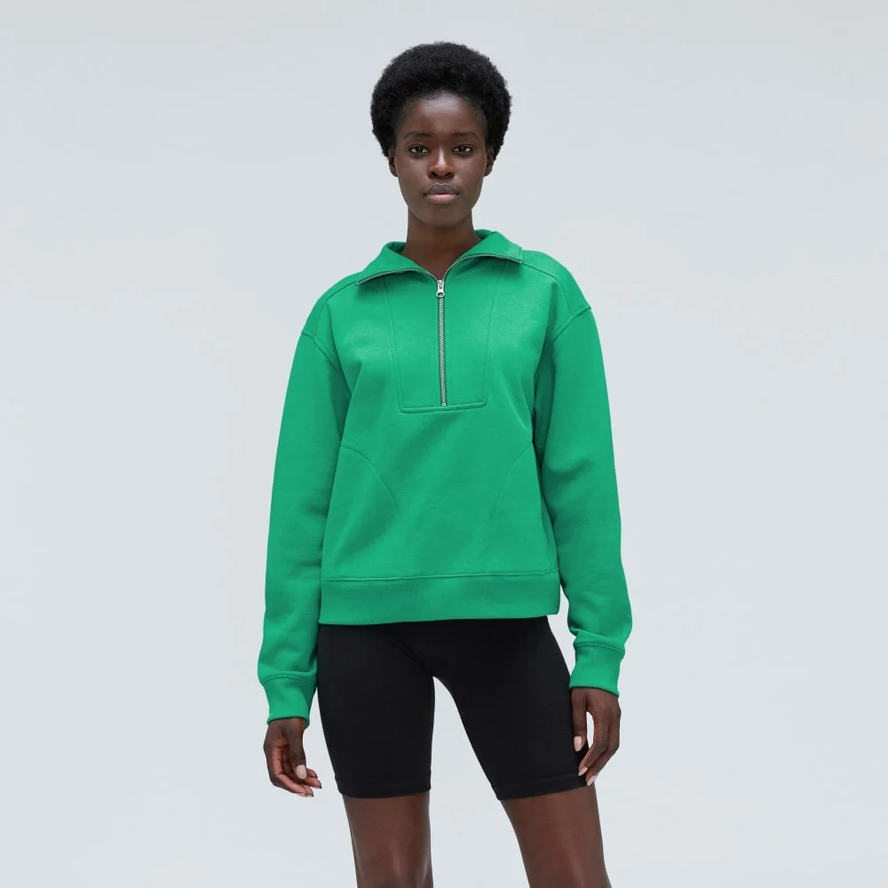 The Track Half-Zip | Bright Jade (3)