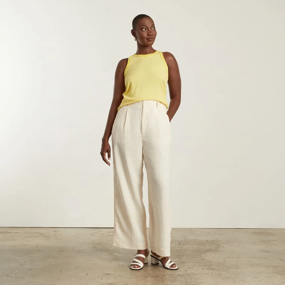 The Tank in Essential Cotton | Acacia / Tan (2)