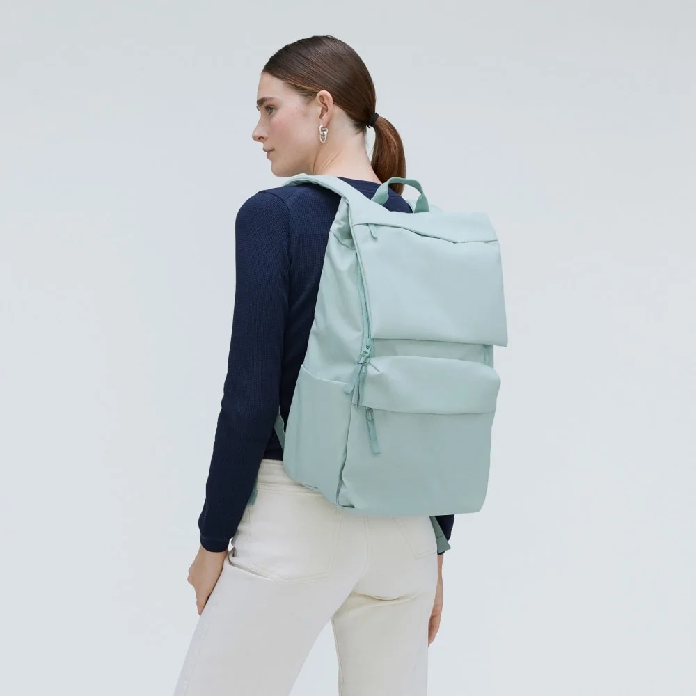 The ReNew Transit Backpack | White Sage / Green Millieu (3)