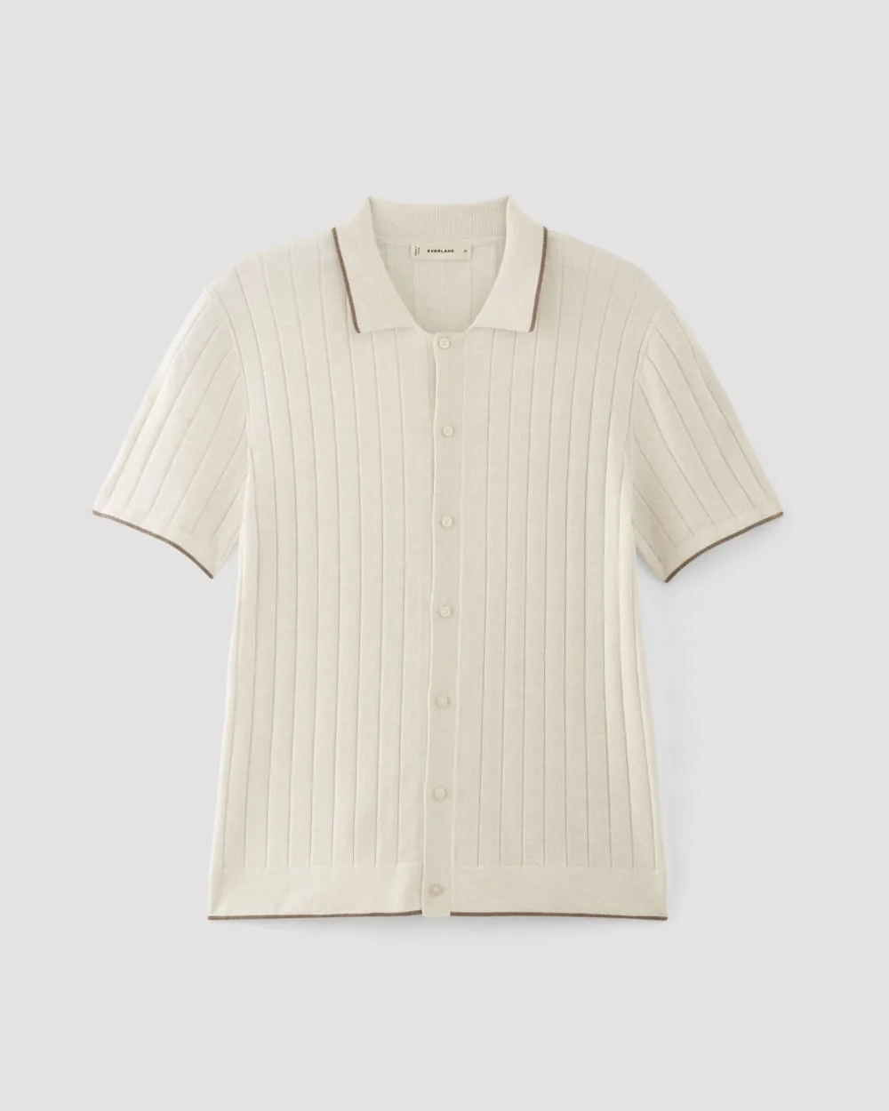 The No-Sweat Button-Down Polo | Heathered Canvas (4)