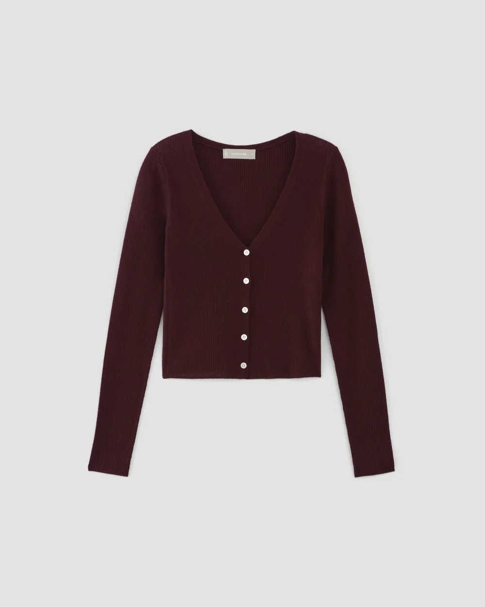 The Cardigan in Ultrasoft Merino | Burgundy (3)