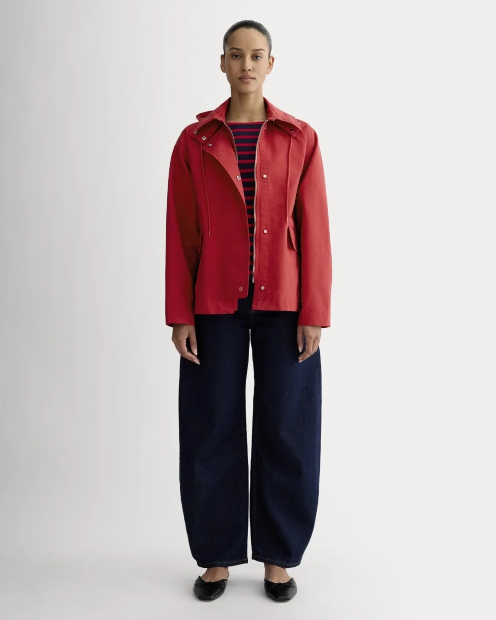 The Short Anorak | Berry Red (3)
