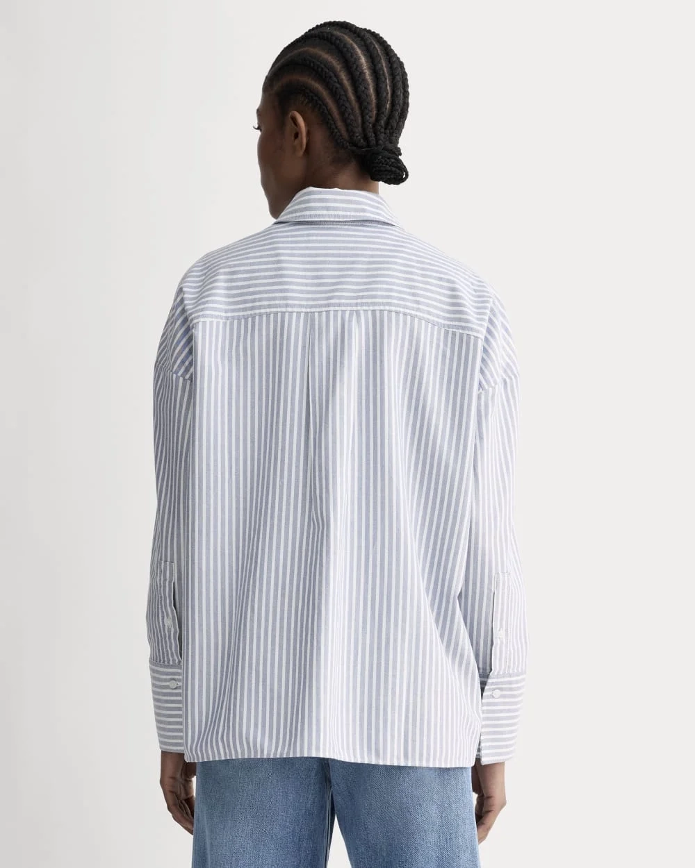The Boxy Oxford | Bone / Mazarine Blue (3)