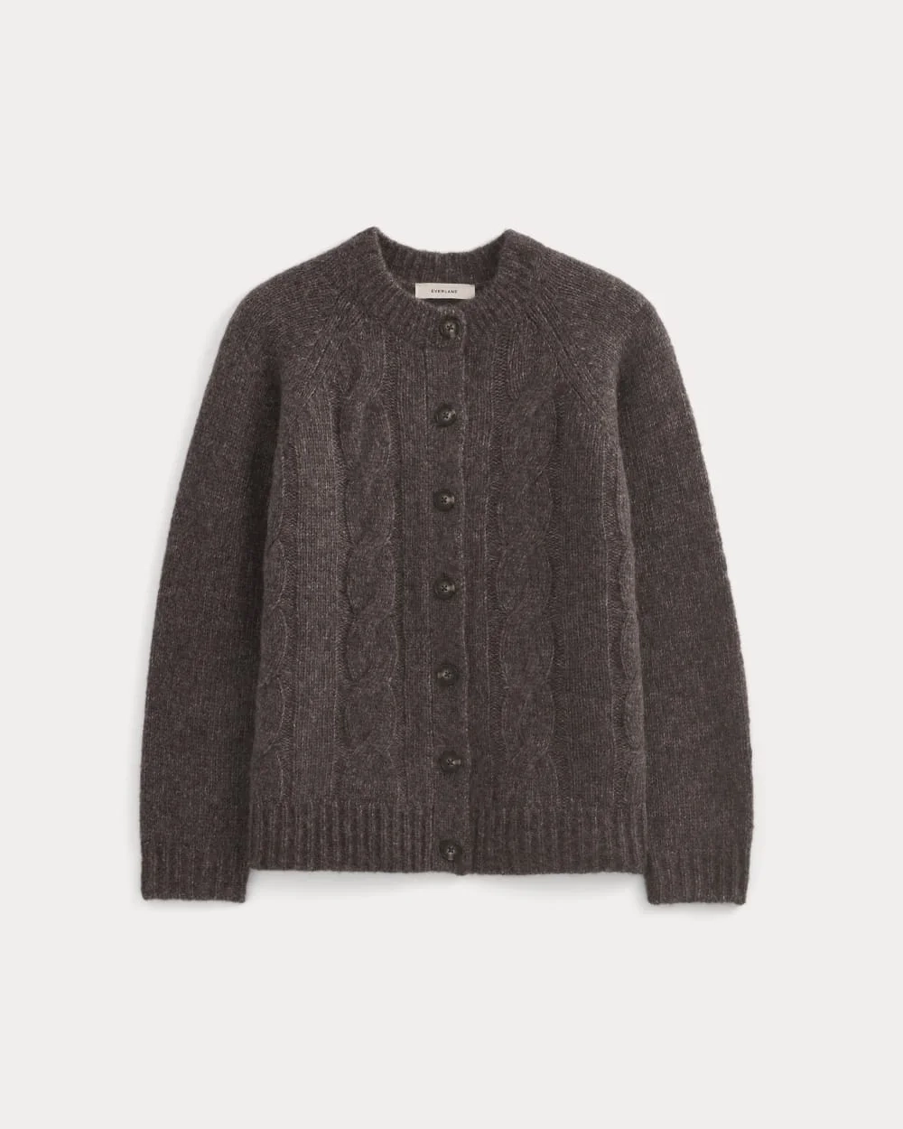 Cloud Cable Cardigan | Heathered Burgundy (5)